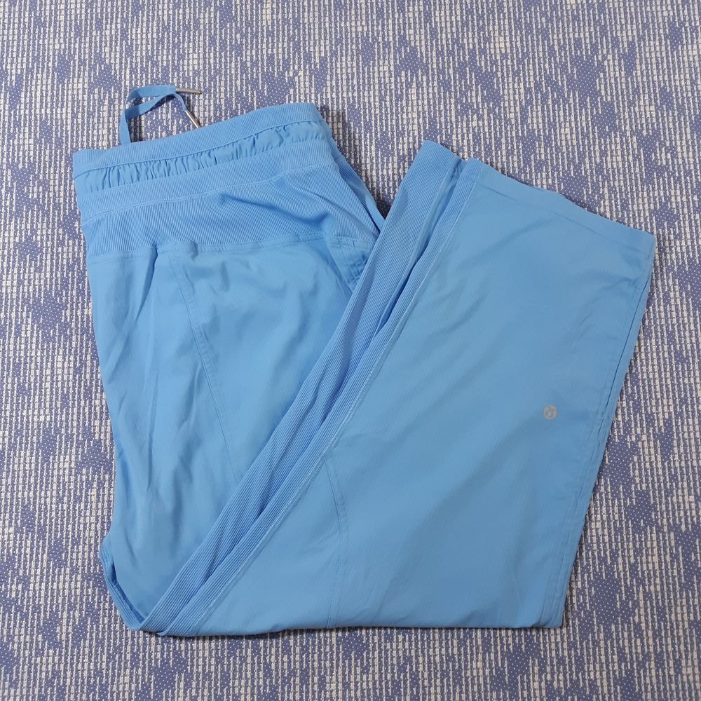 Lululemon Dance Studio Joggers Crop Pants Womens Size 14 Blue High Rise LW6CDQS